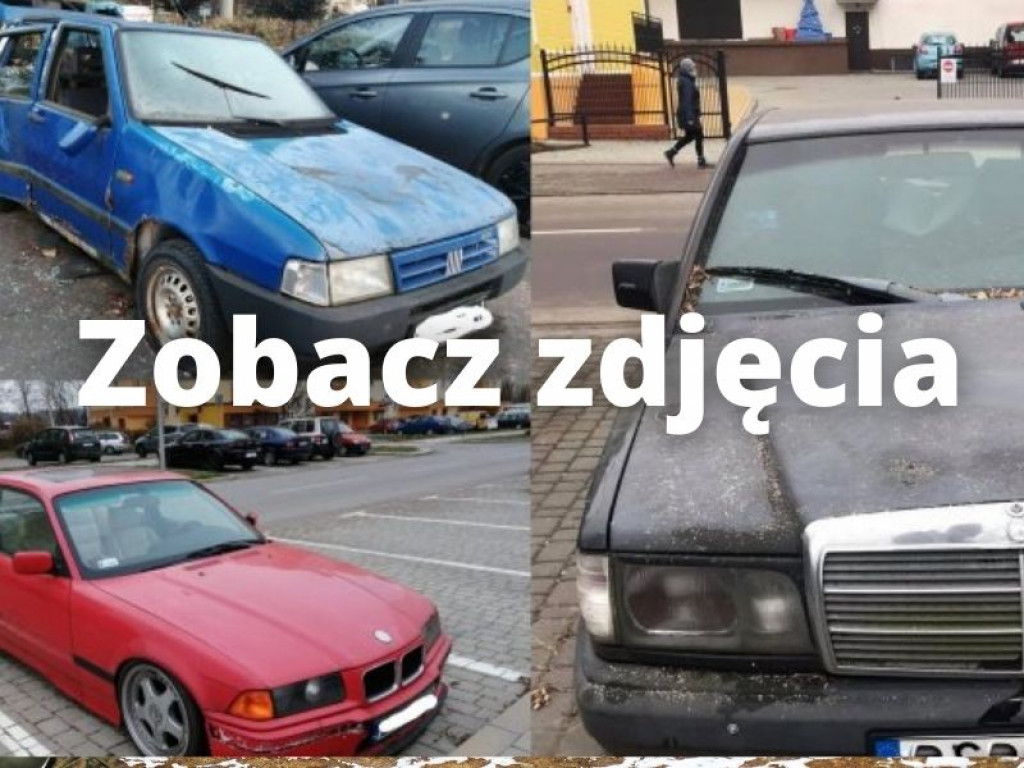 Opuszczone samochody blokują miejsca parkingowe w Tarnobrzegu [zdjęcia]