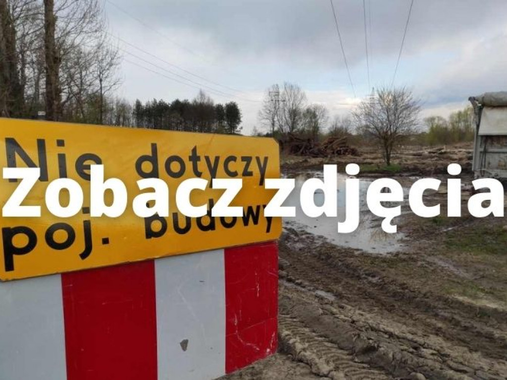 Postęp prac przy budowie obwodnicy Tarnobrzega - okolice Lasu Zwierzynieckiego [zdjęcia]