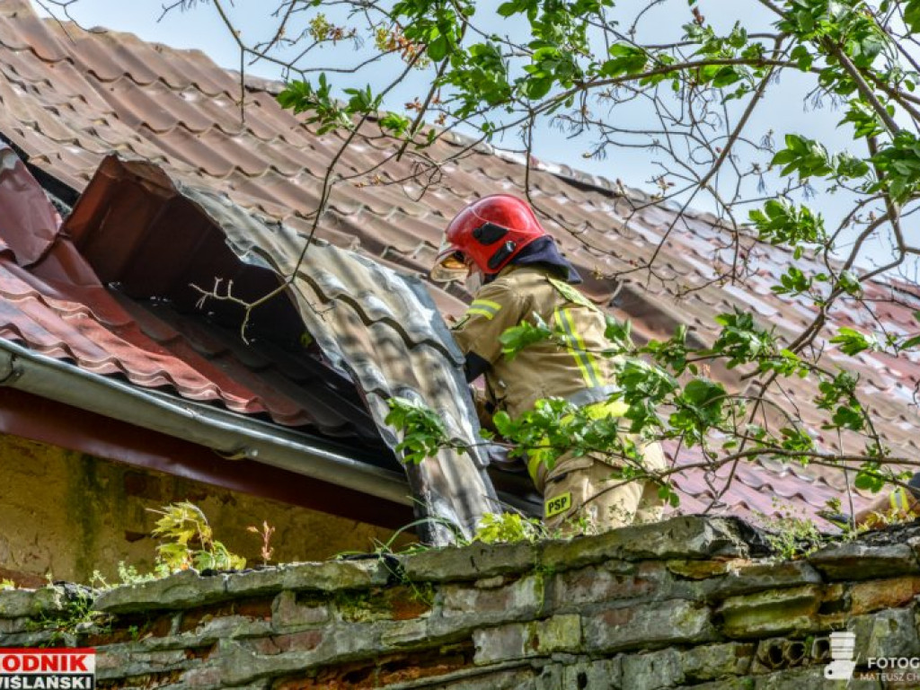 Wichura uderzyła. Zniszczenia w Tarnobrzegu, Gorzycach i Nowej Dębie [zdjęcia]