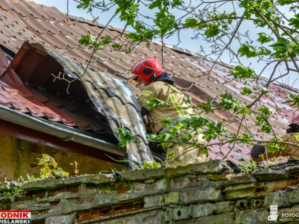 Wichura uderzyła. Zniszczenia w Tarnobrzegu, Gorzycach i Nowej Dębie [zdjęcia]