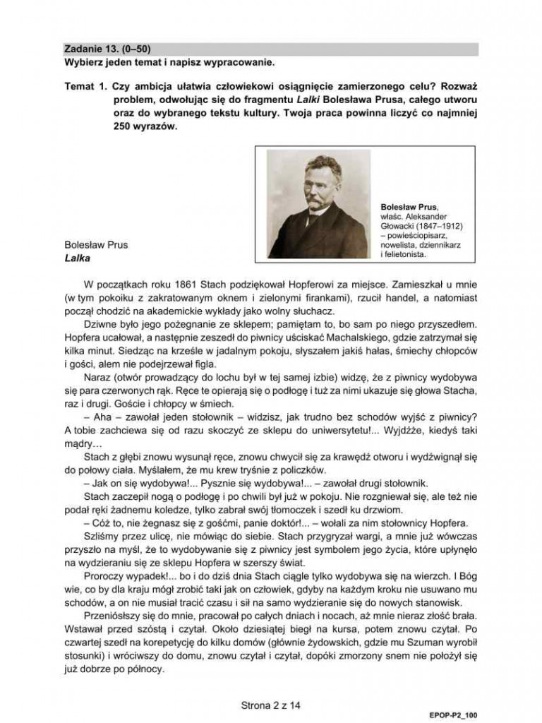 Matura 2021 - arkusze egzaminacyjne z języka polskiego