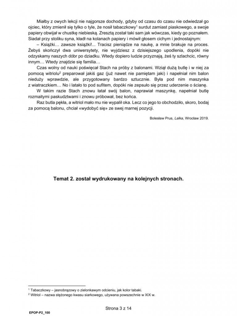 Matura 2021 - arkusze egzaminacyjne z języka polskiego