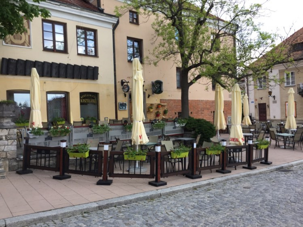 Sandomierz. W sobotę ruszają ogródki gastronomiczne. Restauratorzy prawie gotowi