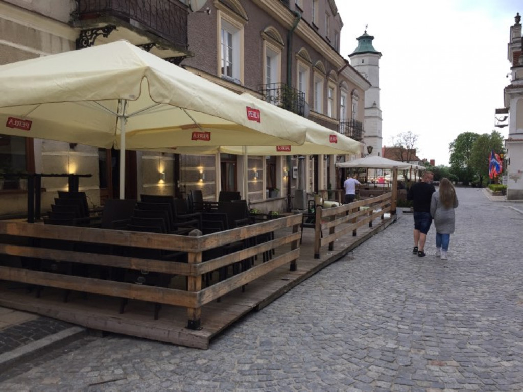 Sandomierz. W sobotę ruszają ogródki gastronomiczne. Restauratorzy prawie gotowi