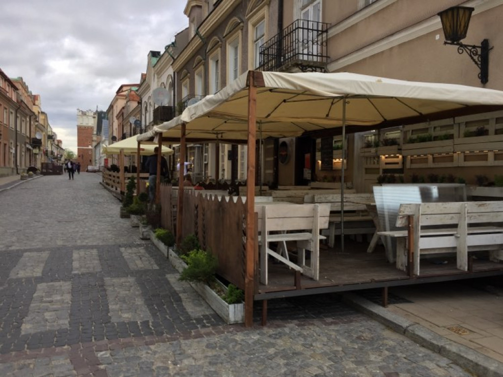 Sandomierz. W sobotę ruszają ogródki gastronomiczne. Restauratorzy prawie gotowi