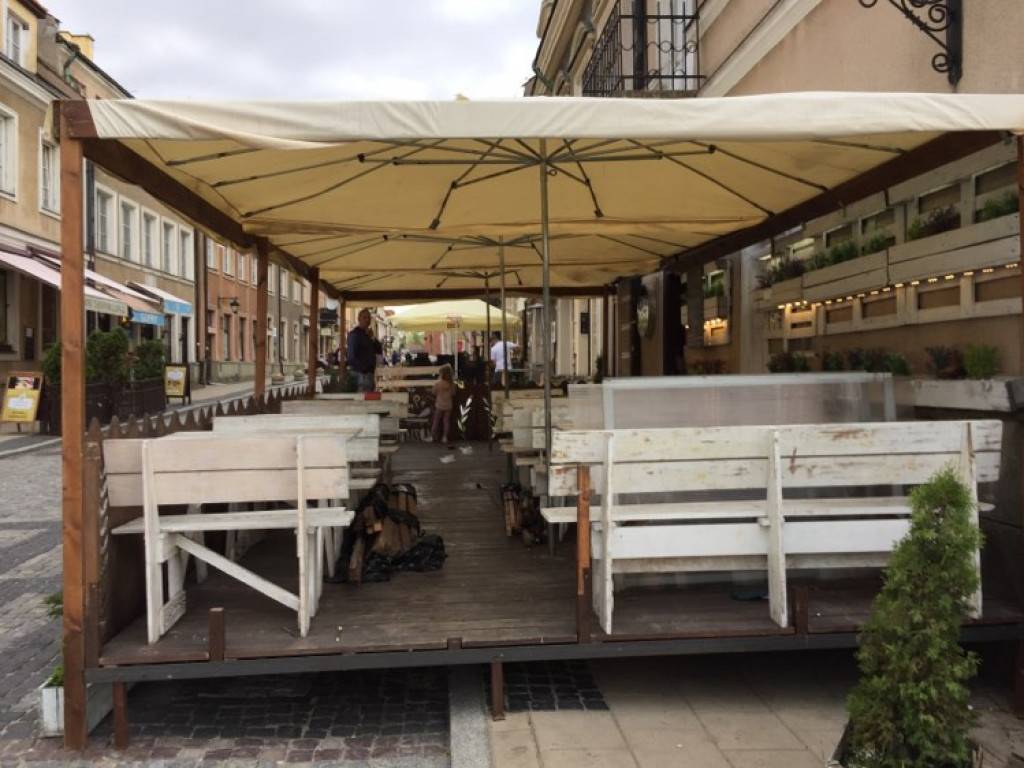 Sandomierz. W sobotę ruszają ogródki gastronomiczne. Restauratorzy prawie gotowi