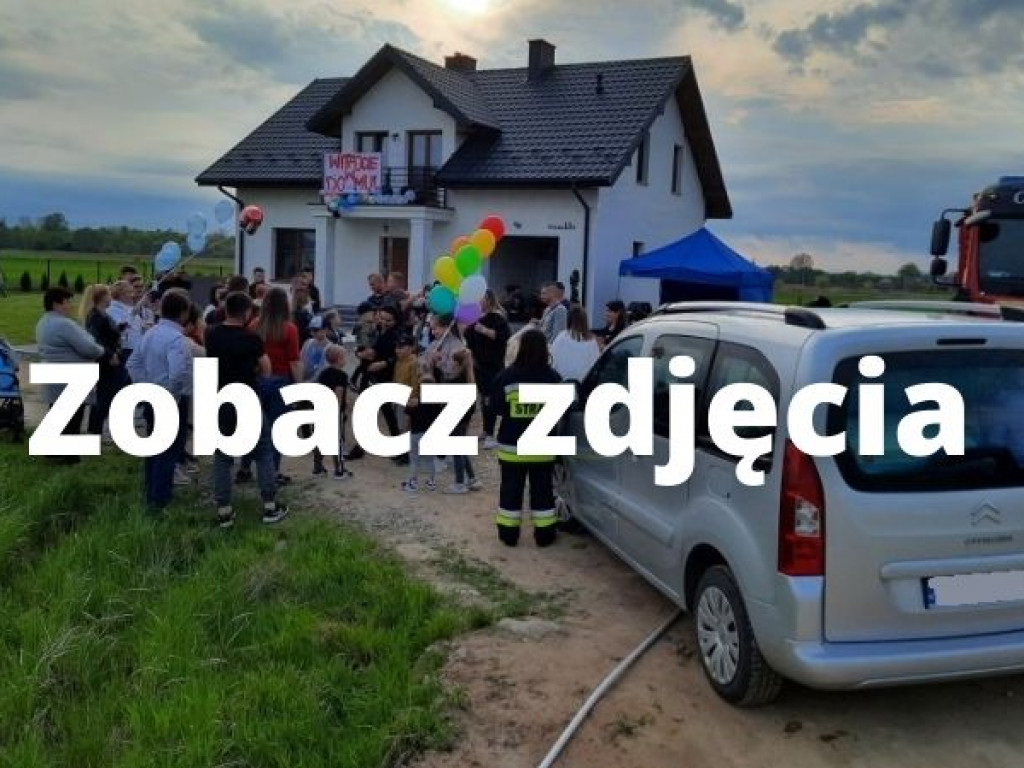Mały Marcel wrócił do domu z terapii w USA. W rodzinnych Rytwianach zgotowano mu fantastyczne powitanie! [zdjęcia]
