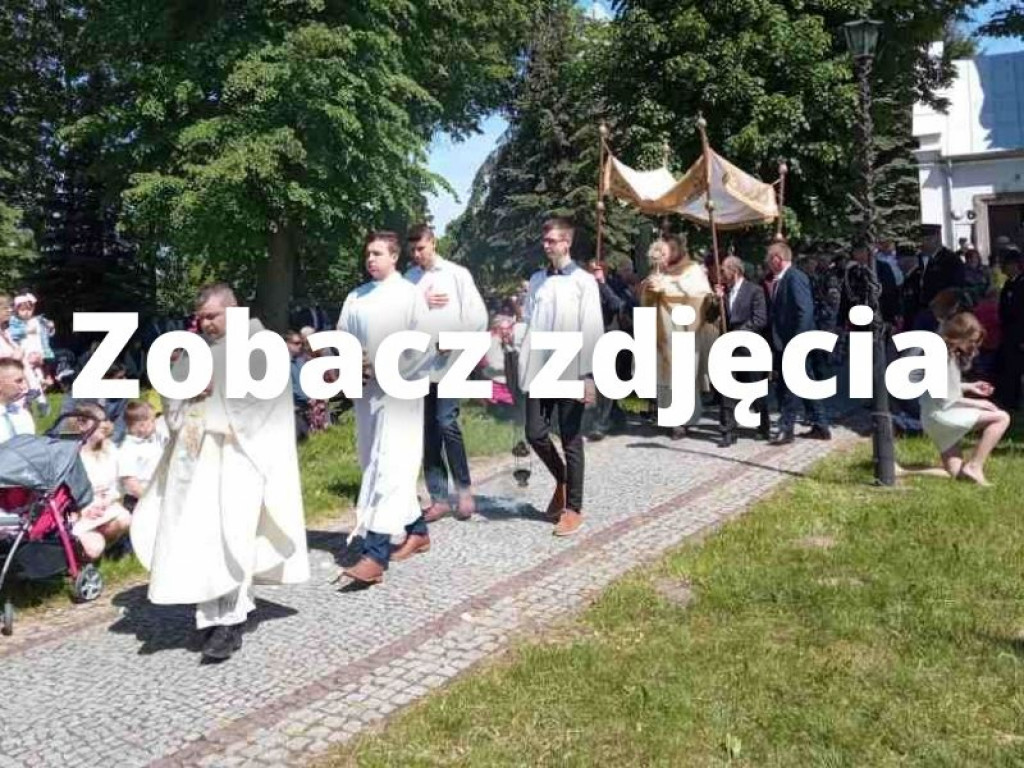Procesja Bożego Ciała w Goźlicach w gminie Klimontów [zdjęcia]
