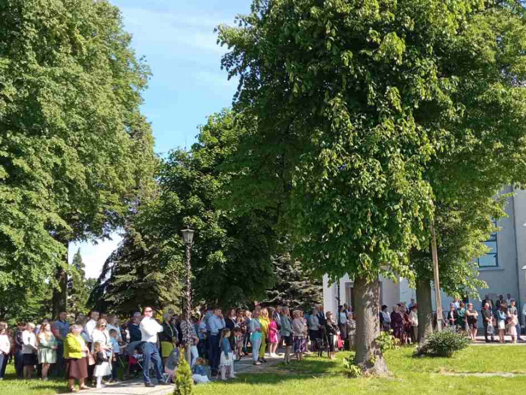 Procesja Bożego Ciała w Goźlicach w gminie Klimontów [zdjęcia]