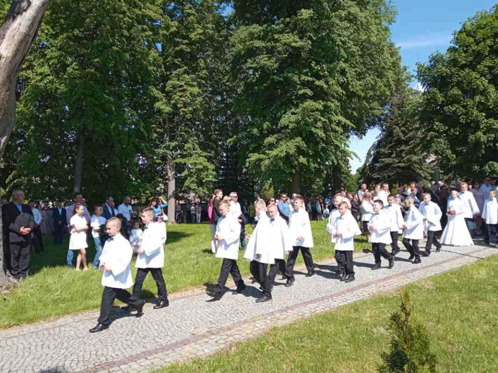 Procesja Bożego Ciała w Goźlicach w gminie Klimontów [zdjęcia]