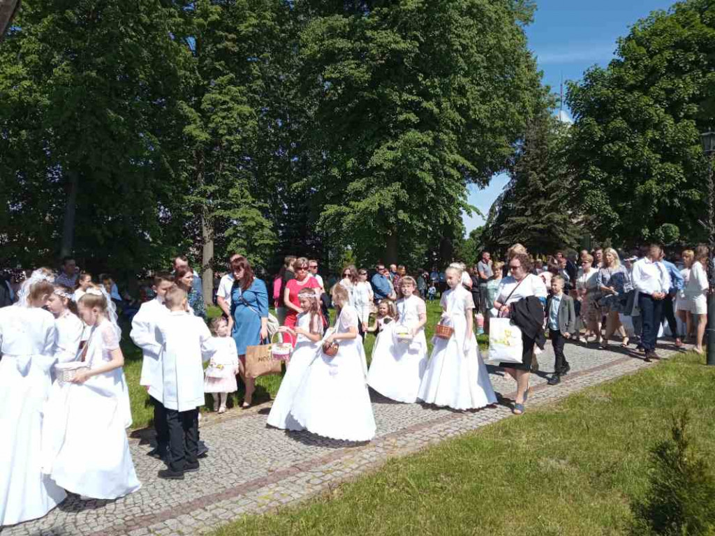 Procesja Bożego Ciała w Goźlicach w gminie Klimontów [zdjęcia]