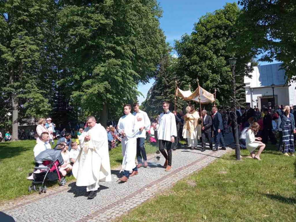 Procesja Bożego Ciała w Goźlicach w gminie Klimontów [zdjęcia]