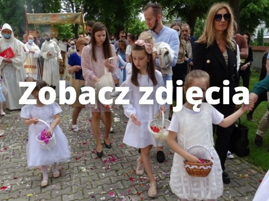 Procesja Bożego Ciała u Dominikanów w Tarnobrzegu [zdjęcia]