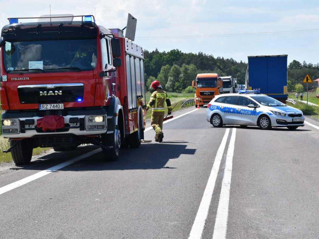 Wypadek na krajowej 