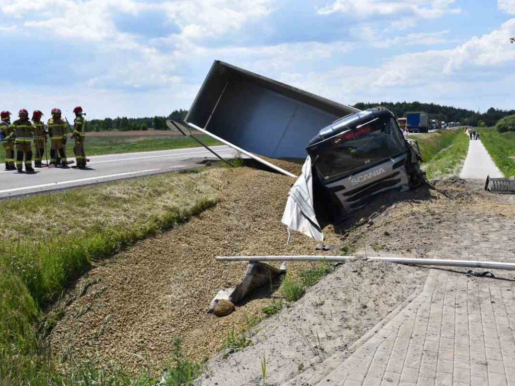 Wypadek na krajowej 