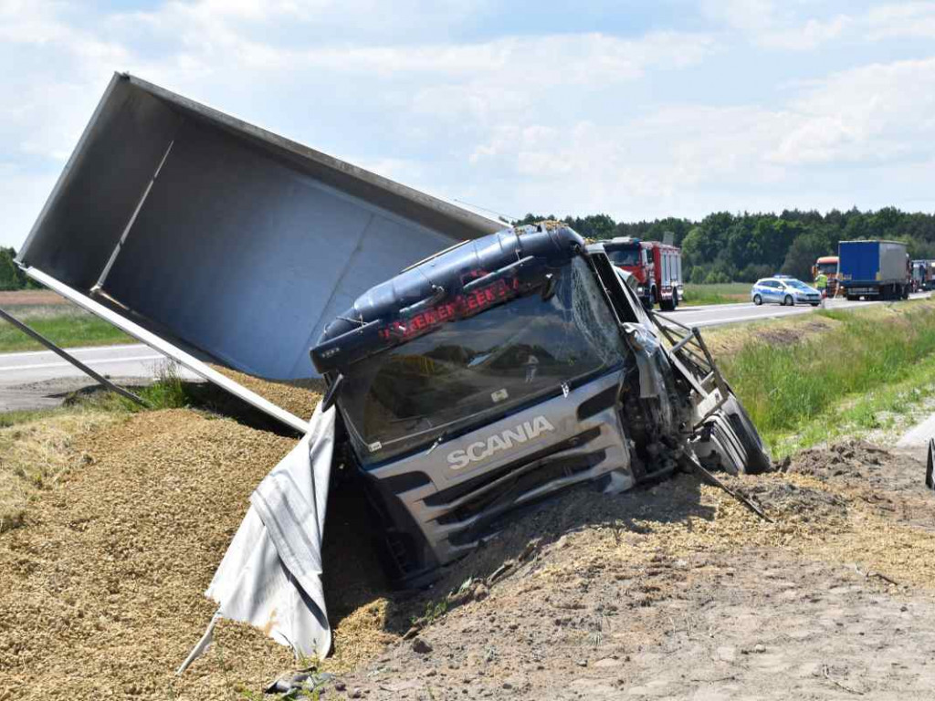 Wypadek na krajowej 