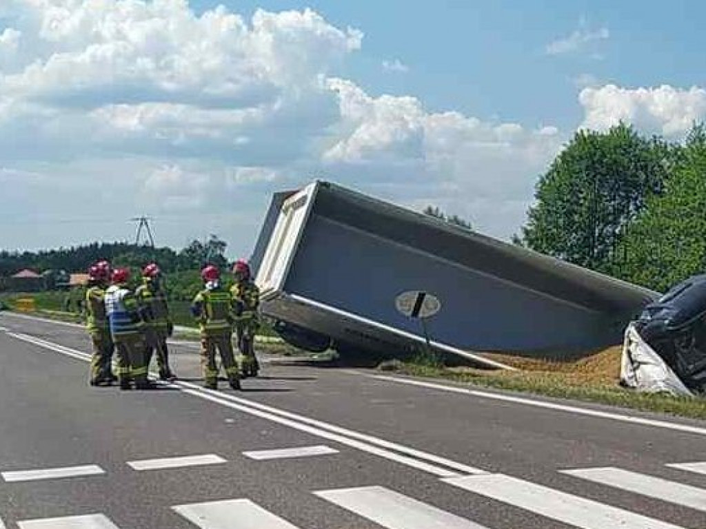 Wypadek na krajowej 
