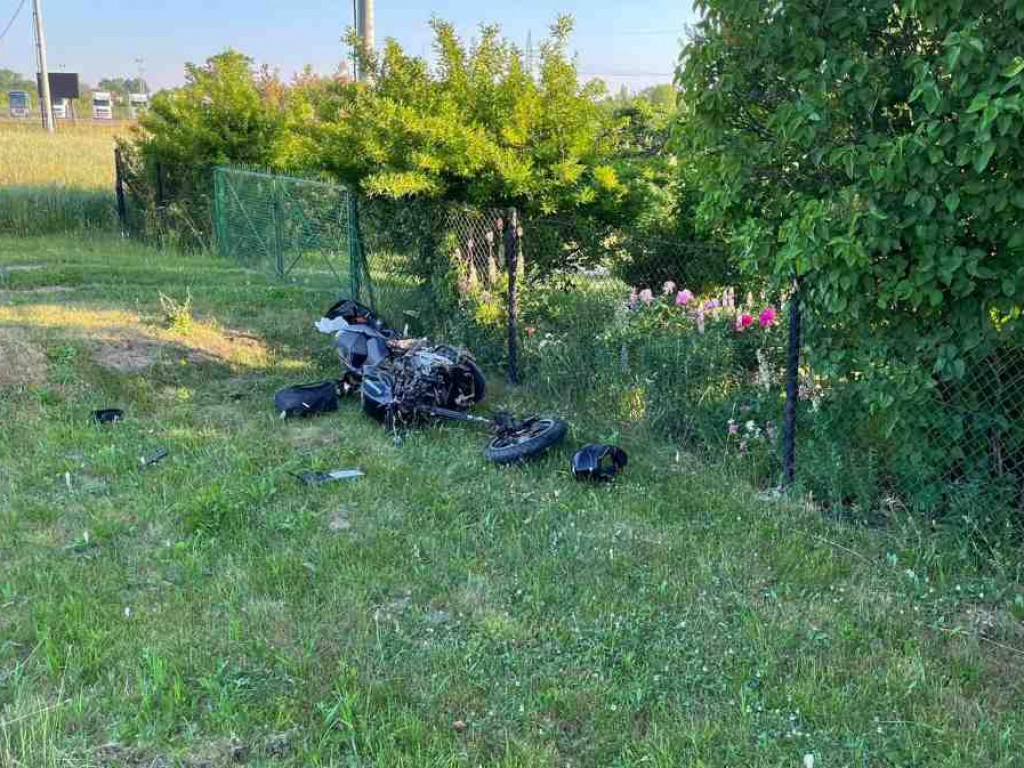 Wypadek z udziałem motocyklisty w Gorzycach, droga całkowicie zablokowana! [AKTUALIZACJA][zdjęcia]