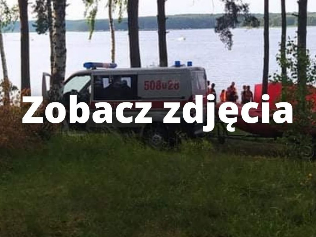 Dramat nad Chańczą. 21-latek wyskoczył z roweru wodnego i nie wypłynął na powierzchnię [zdjęcia]
