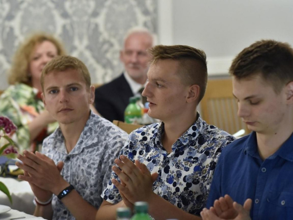 Podczas uroczystości 40-lecia Klubu Biegacza 