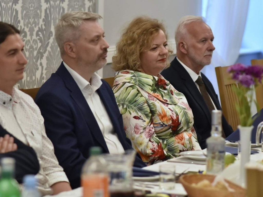 Podczas uroczystości 40-lecia Klubu Biegacza 