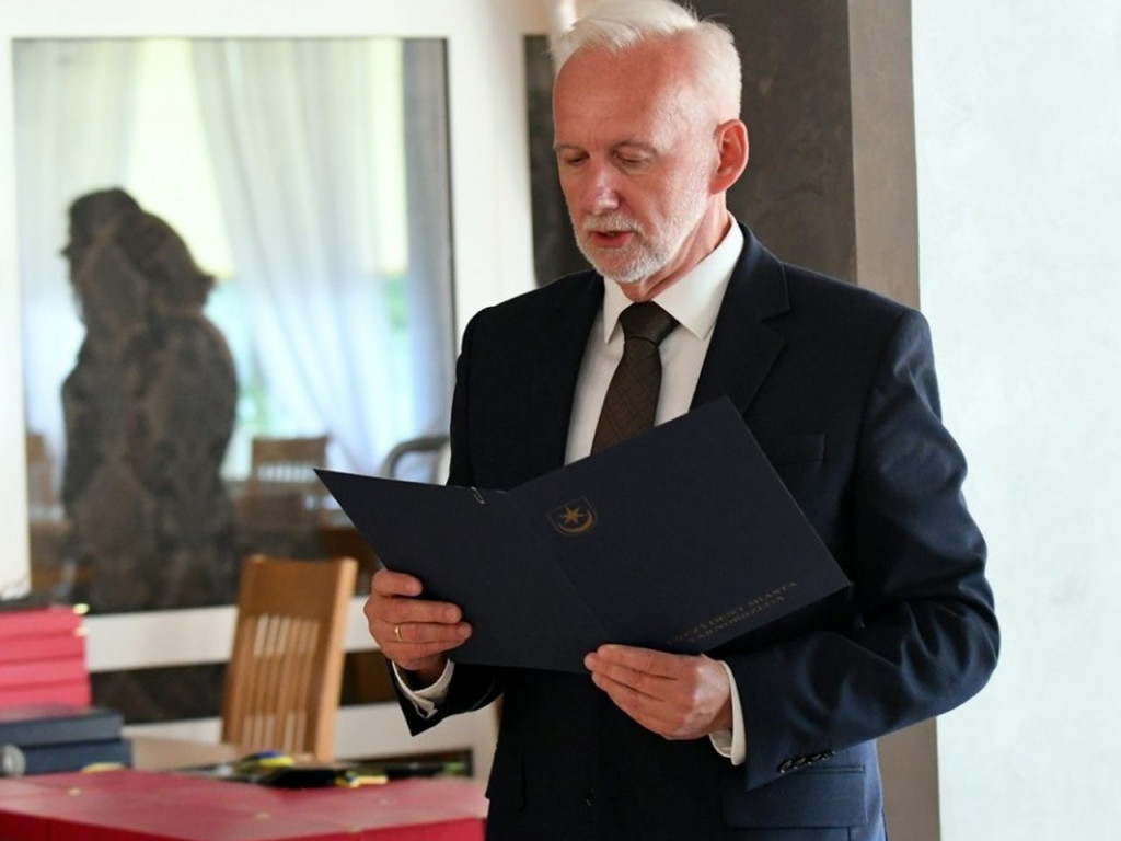 Podczas uroczystości 40-lecia Klubu Biegacza 