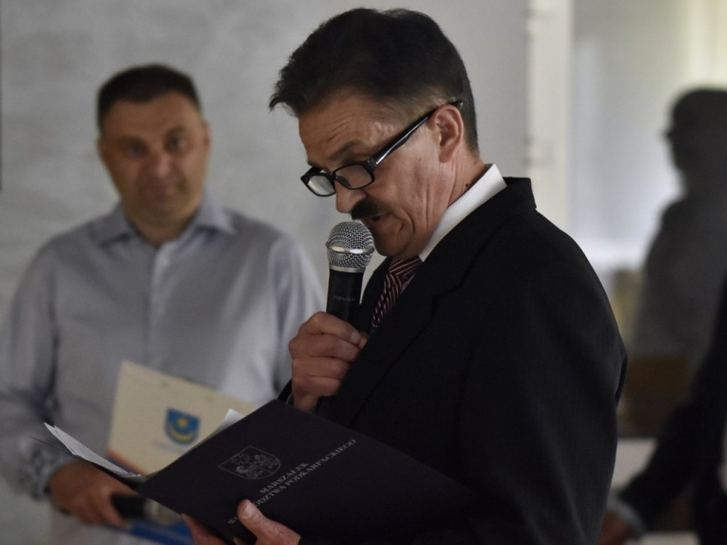 Podczas uroczystości 40-lecia Klubu Biegacza 