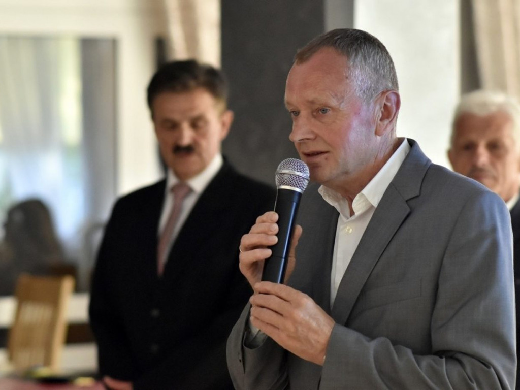 Podczas uroczystości 40-lecia Klubu Biegacza 