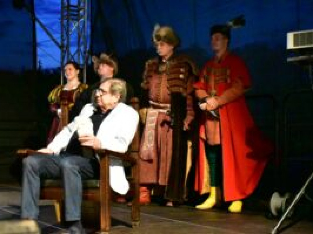 Sandomierz. Janusz Gajos, Aktor NieZwykły otrzymał Kamień Optymizmu [zdjęcia]