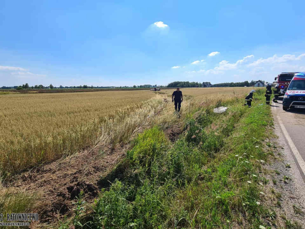 Gm. Gorzyce. Przez nadmierną prędkość wypadł z drogi i koziołkował. Teraz stanie przed sądem [zdjęcia]