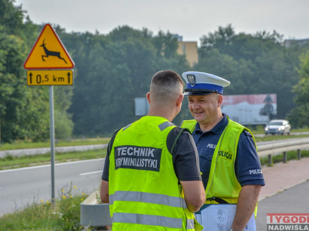 Potrącenie rowerzysty w Tarnobrzegu [zdjęcia]