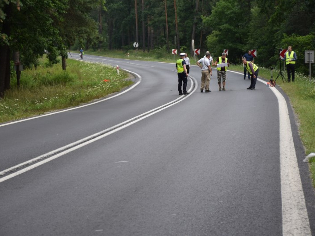Eksperyment procesowy w sprawie śmiertelnego wypadku w Jamnicy [zdjęcia]