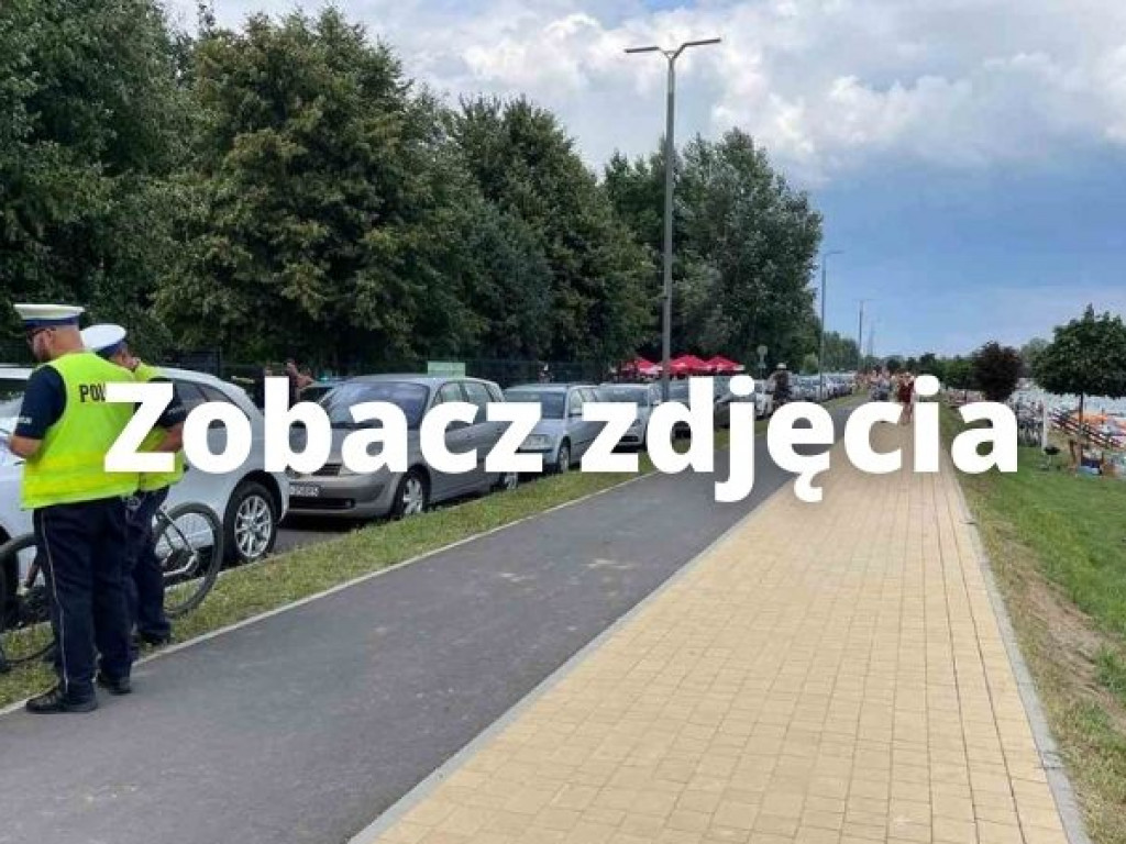 Potrącenie 8-letniego dziecka przez rowerzystę nad Jeziorem Tarnobrzeskim [zdjęcia]