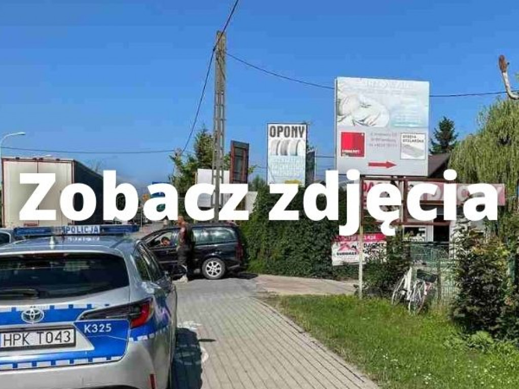 Tarnobrzeg. Wyjeżdżając z posesji potrącił 73-letnią rowerzystkę [zdjęcia]