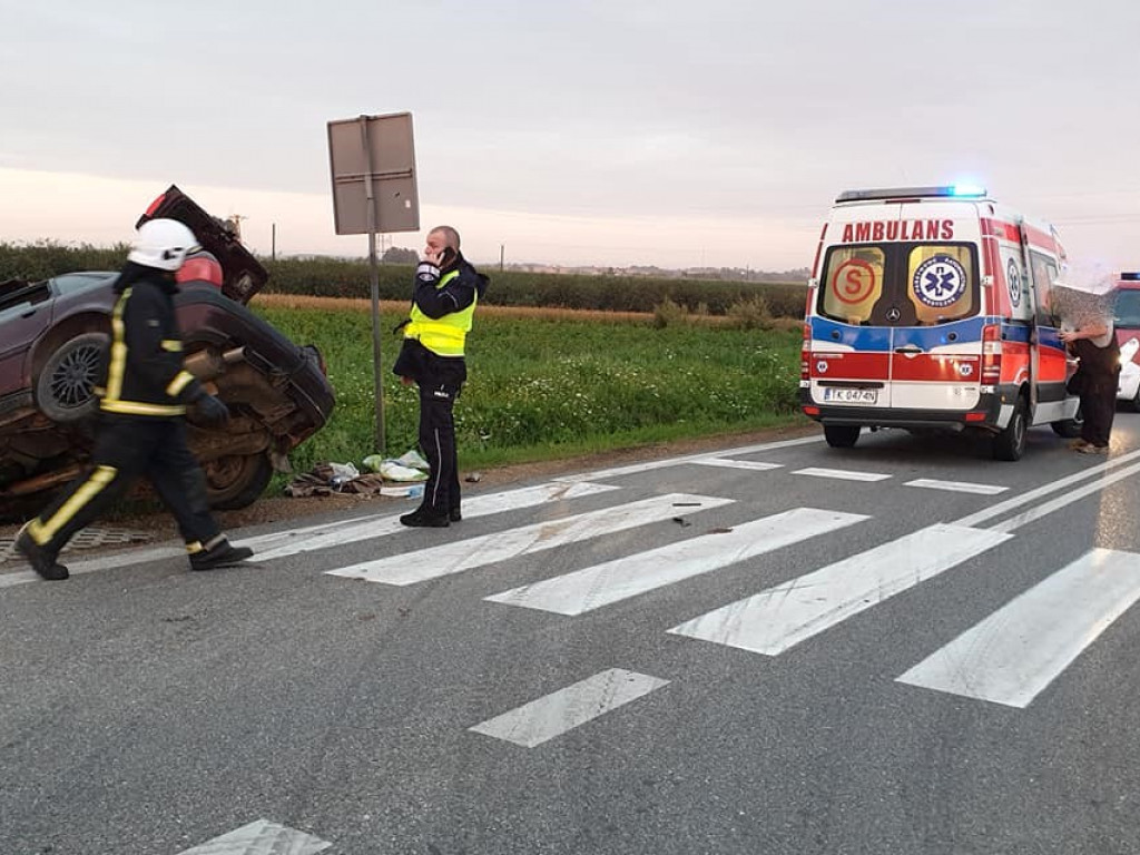 Groźny wypadek na krajowej 