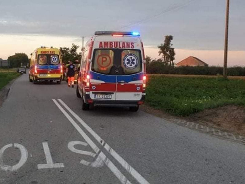 Groźny wypadek na krajowej 