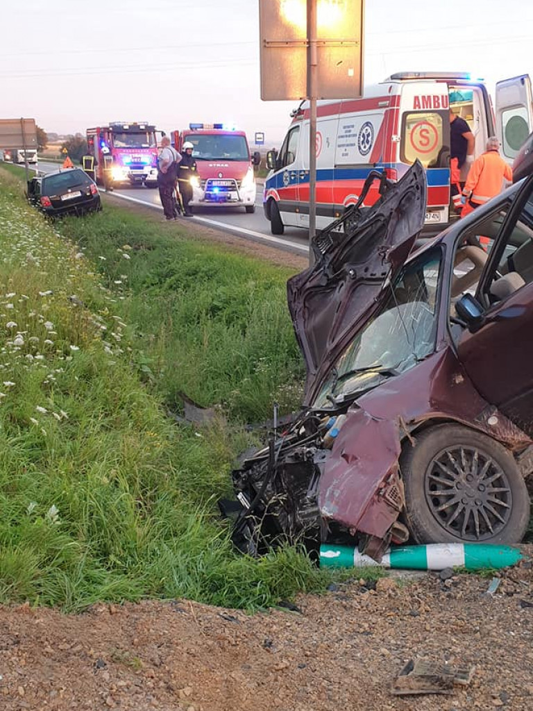Groźny wypadek na krajowej 