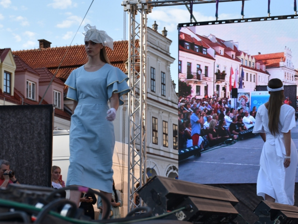 Sandomierz stolicą polskiej mody. Wielki pokaz na zakończenie Nadwiślańskiego Fashion Week [zdjęcia]