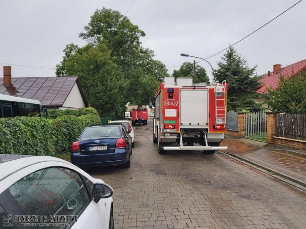 75 strażaków walczyło ze skutkami ulewy w Tarnobrzegu [zdjęcia]