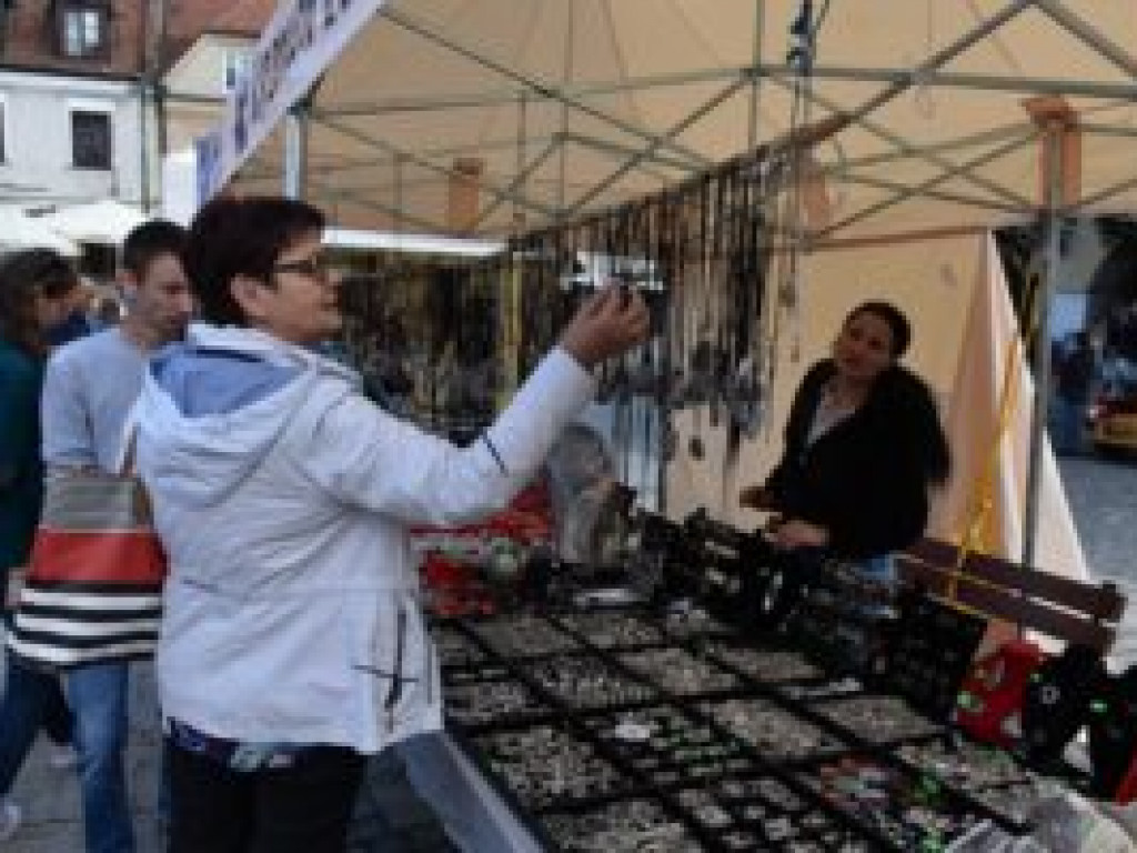 Sandomierz. Znana aktorka Ambasadorką Optymizmu i krzemienia pasiastego [zdjęcia]