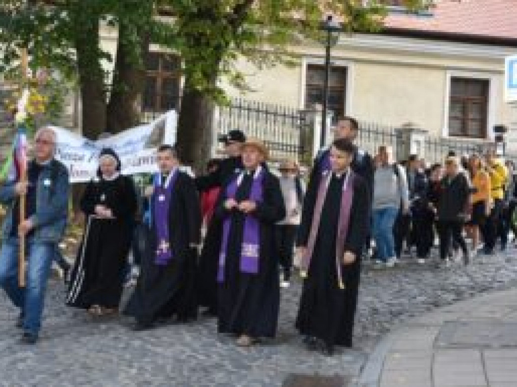 Sandomierzanie w drodze do sulisławskiego sanktuarium [zdjęcia]