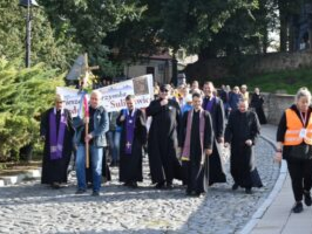 Sandomierzanie w drodze do sulisławskiego sanktuarium [zdjęcia]