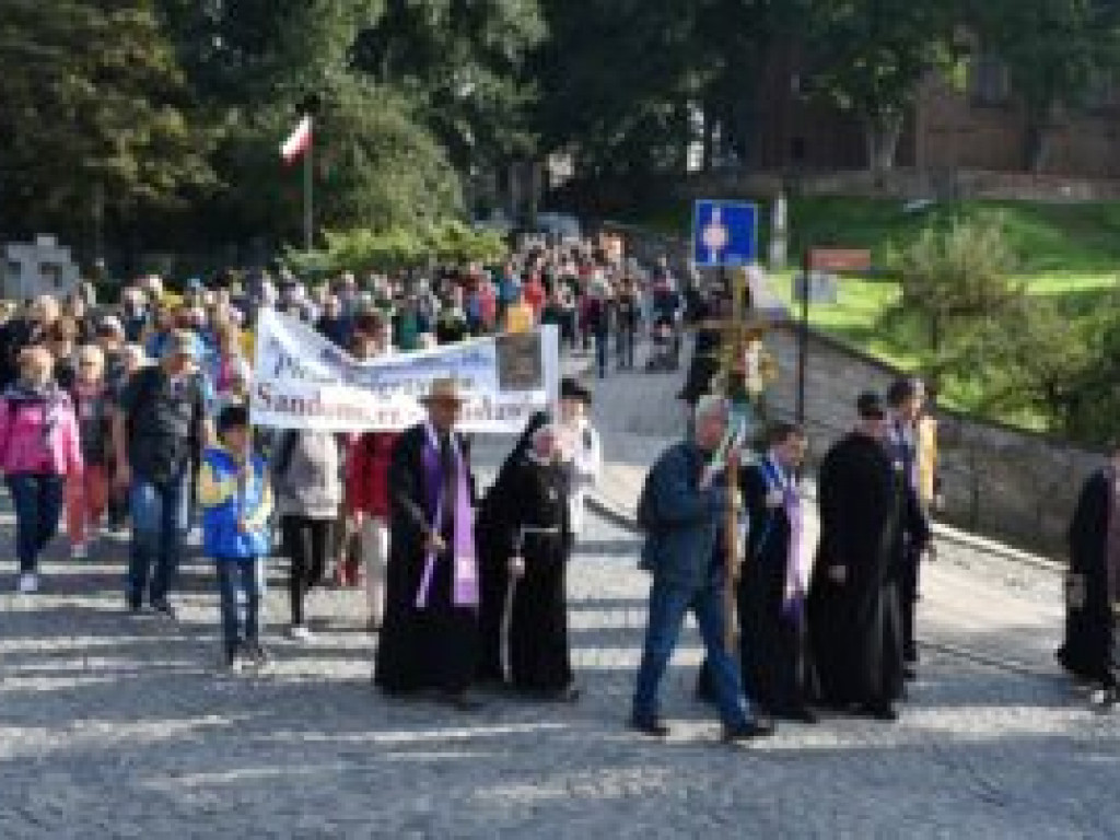 Sandomierzanie w drodze do sulisławskiego sanktuarium [zdjęcia]