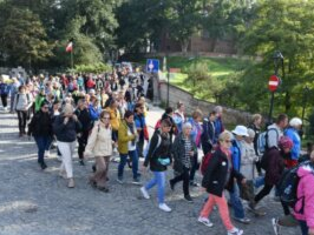 Sandomierzanie w drodze do sulisławskiego sanktuarium [zdjęcia]