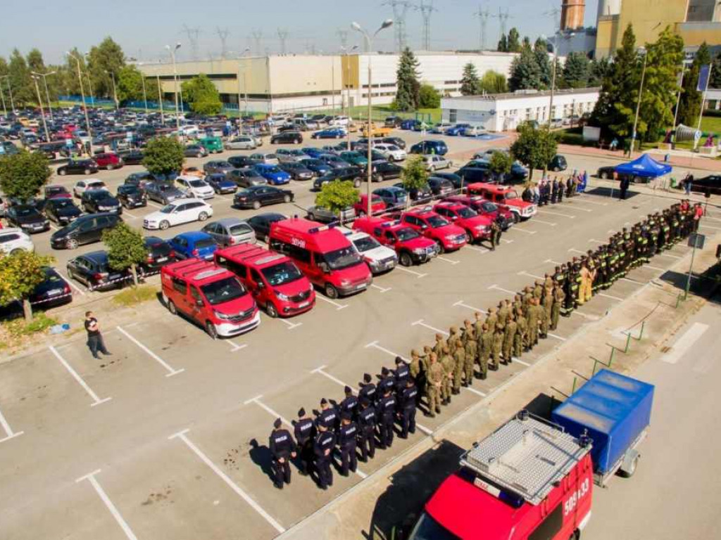 Wielkie ćwiczenia w elektrowni. Wojsko, straż i policja w akcji [zdjęcia]