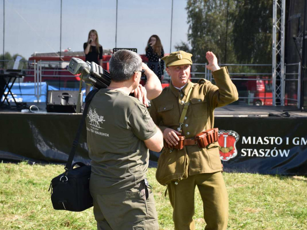 Aktorka Małgorzata Potocka była gościem inscenizacji historycznej poświęconej majorowi Hubalowi [dużo zdjęć]