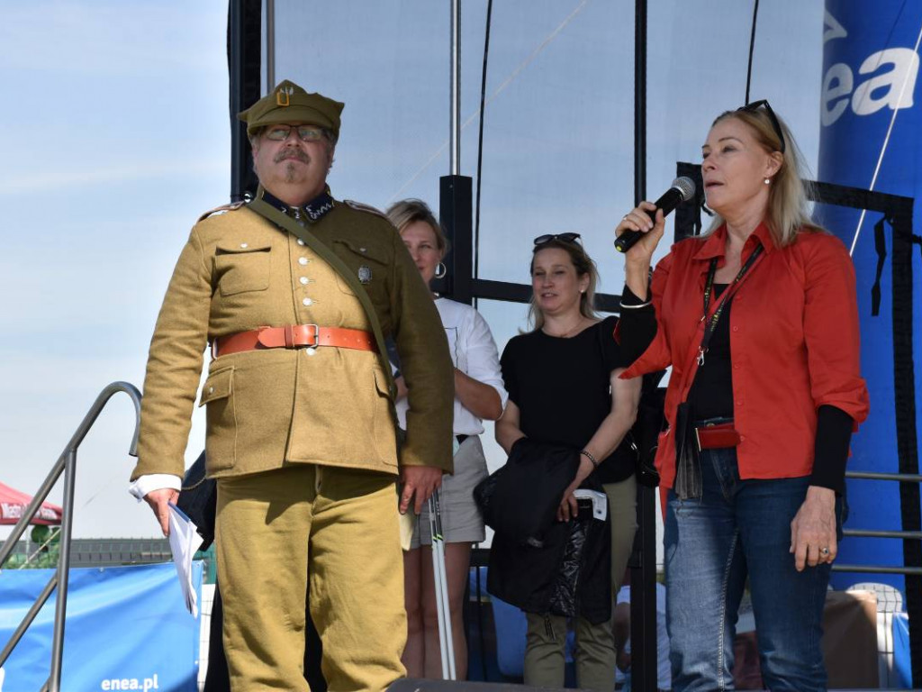Aktorka Małgorzata Potocka była gościem inscenizacji historycznej poświęconej majorowi Hubalowi [dużo zdjęć]