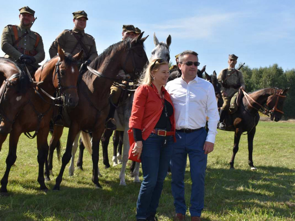 Aktorka Małgorzata Potocka była gościem inscenizacji historycznej poświęconej majorowi Hubalowi [dużo zdjęć]