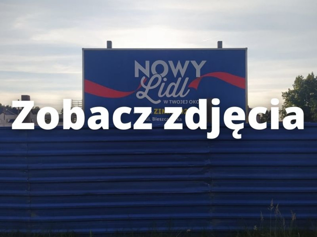W Nowej Dębie trwa budowa Lidla. Kiedy otwarcie? [zdjęcia]