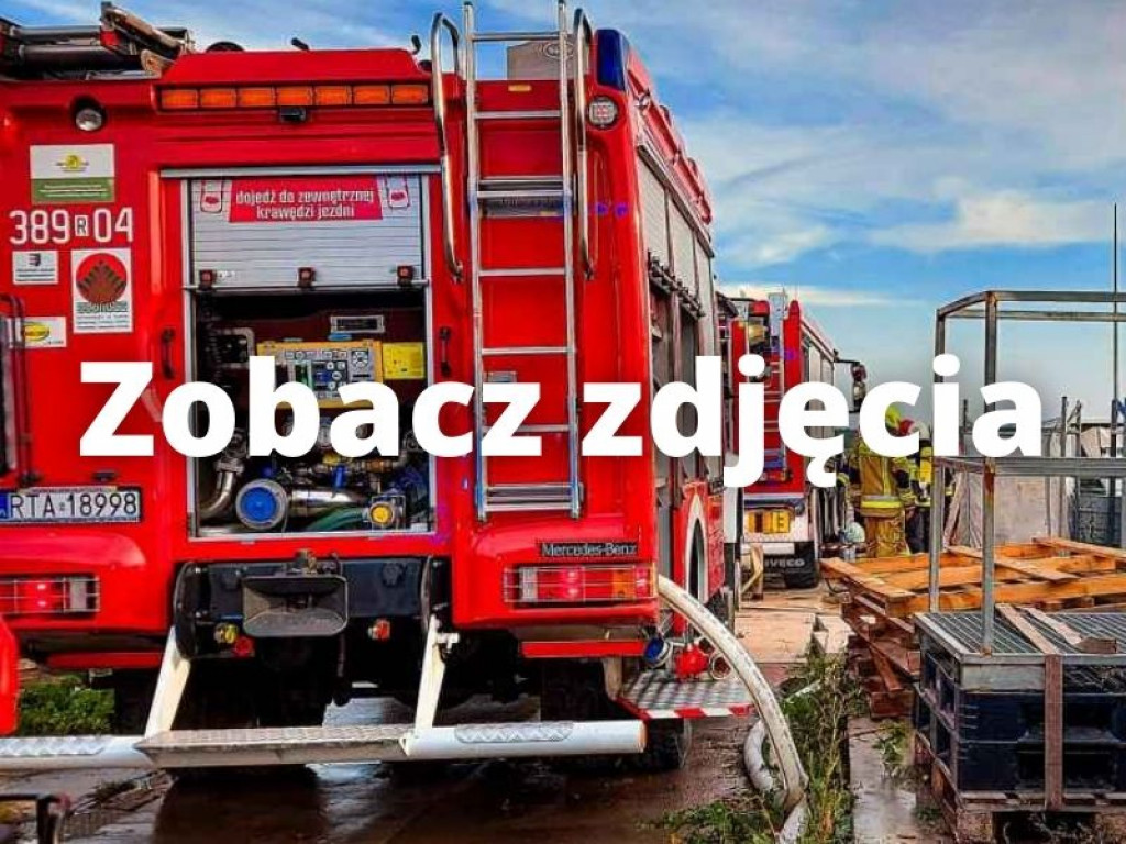 Co było przyczyną pożaru ciężarówek w Baranowie Sandomierskim? [zdjęcia]
